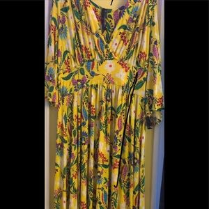 Melissa McCarthy 1x tropical empire waist dress!